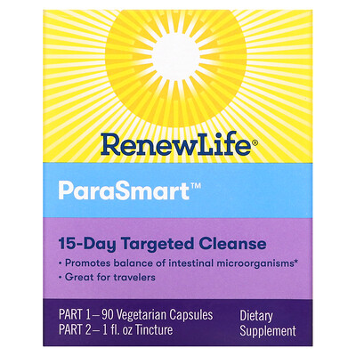 

Renew Life ParaSmart 15-Day Targeted Cleanse 2-Part