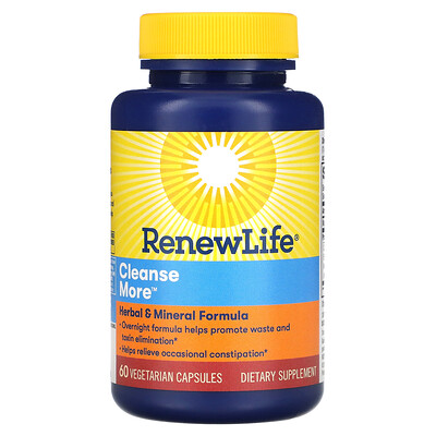 

Renew Life Cleanse More 60 растительных капсул