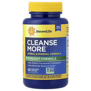 Renew Life, Cleanse More™, 60 capsules végétariennes