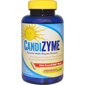 Отзывы о Ренев Лифе, CandiZyme, 45 Vegetable Capsules