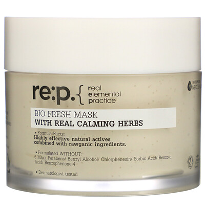 RE:P Bio Fresh Mask With Real Calming Herbs, 4.58 oz (130 g)