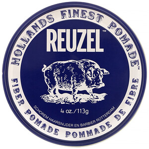 Отзывы о Reuzel, Fiber Pomade, Water Soluble, Heavy Hold, 4 oz (113 g)