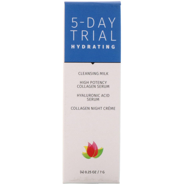 Reviva Labs‏, 5-Day Trial, Hydrating, 4 Piece Kit, 0.25 oz (7 g) Each