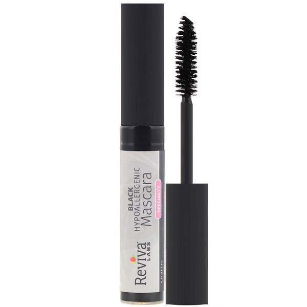 Reviva Labs‏, Hypoallergenic Mascara, Black, 0.25 oz (7 g)
