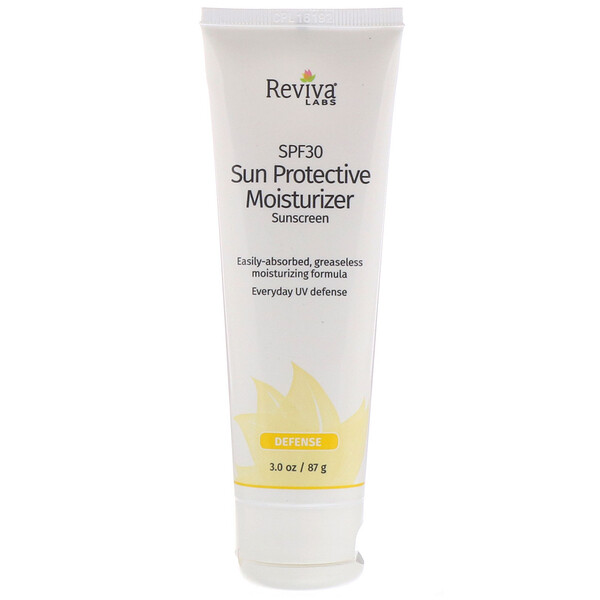 Reviva Labs, Sun Protective Moisturizer Sunscreen, SPF 30, 3.0 oz (87 g