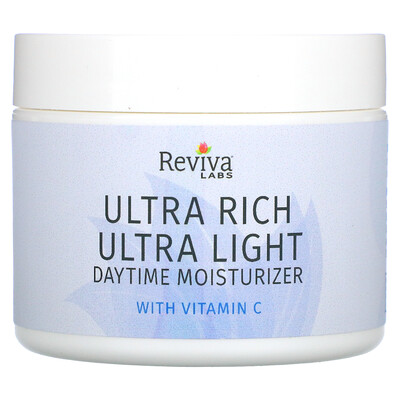 Reviva Labs ультраэффективное, ультралегкое дневное увлажняющее средство с витамином C, 55 г (2 унции)