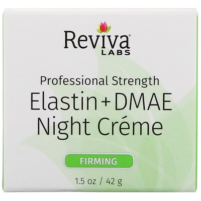 Reviva Labs Ночной крем с эластином и ДМАЭ, 42 г (1,5 унции)