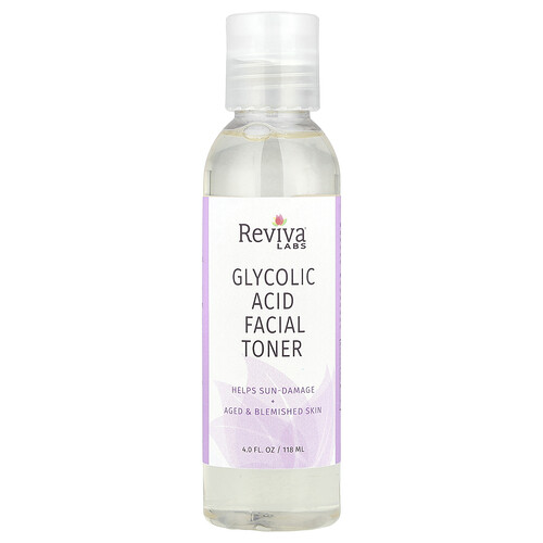 Reviva Labs Glycolic Acid Facial Toner 4 fl oz 118 ml