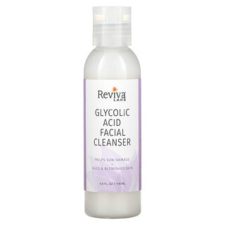 Reviva Labs, Glycolic Acid Facial Cleanser, Gesichtsreiniger mit Glycolsäure, 118 ml (4. fl. oz.)
