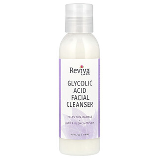 Reviva Labs, Pembersih Muka Asid Glikolik, 4 fl oz (118 ml)
