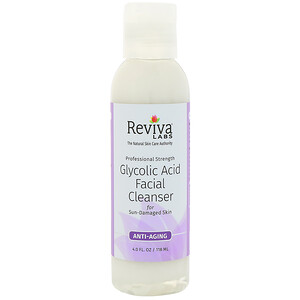 Отзывы о Ревива Лабс, Glycolic Acid Facial Cleanser, 4 fl oz (118 ml)