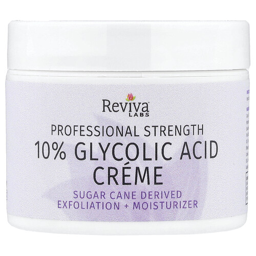 Reviva Labs 10 Glycolic Acid Cream Normal or Blemished Skin  2 oz 55 g