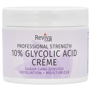 Reviva Labs, Crema di acido glicolico al 10%, 55 g
