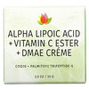 Reviva Labs, Ácido Alfa-Lipoico, Crema de Vitamina C Ester y DMAE, 2 oz (55 g)