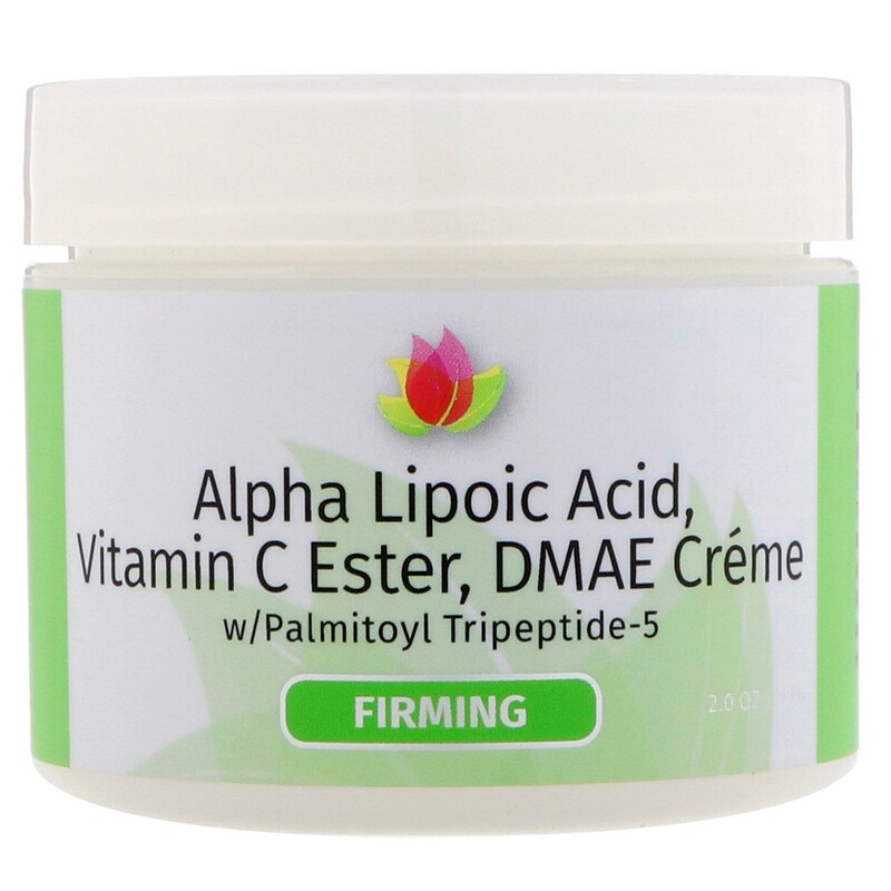 Reviva Labs, Alpha Lipoic Acid, Vitamin C Ester & DMAE Cream, 2 oz (55
