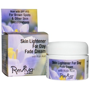 Отзывы о Ревива Лабс, Skin Lightener for Day Fade Cream, with Kojic Acid, 1.5 oz (42 g)