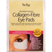 Reviva Labs, Collagen-Fibre Eye Pads, 3 Sets of Two Contoured Pads