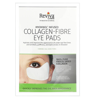 Reviva Labs, Collagen-Fibre Eye Pads, 3 Sets