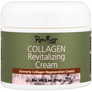 Reviva Labs, Крем с коллагеном Collagen Revitalizing Cream, 55 г