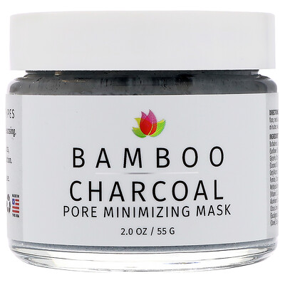 Reviva Labs Бамбуковый уголь, маска для сужения пор, 2 унции (55 г)