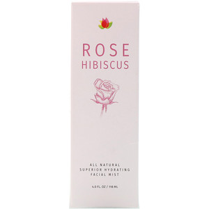 Отзывы о Ревива Лабс, Rose Hibiscus Hydrating Facial Mist, 4 fl oz (118 ml)