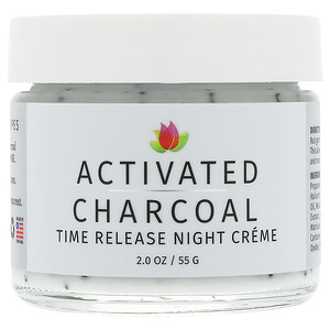 Отзывы о Ревива Лабс, Activated Charcoal, Time Release Night Creme, 2 oz (55 g)