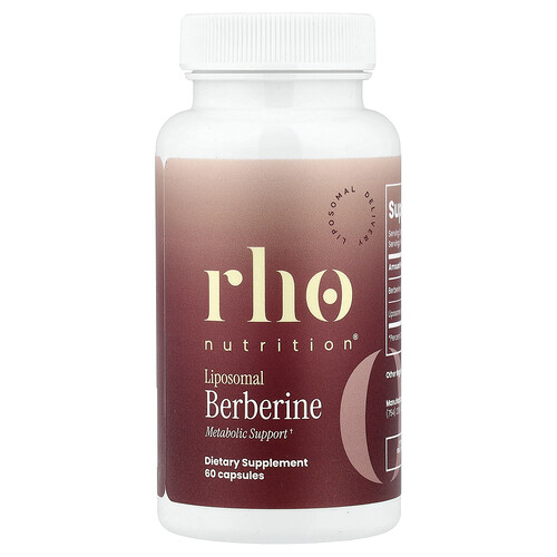 Rho Nutrition, Liposomales Berberin, 60 Kapseln