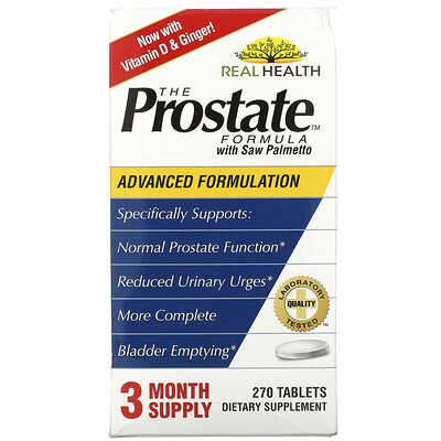 Real Health Prostate Formula с сереноей, 270 таблеток
