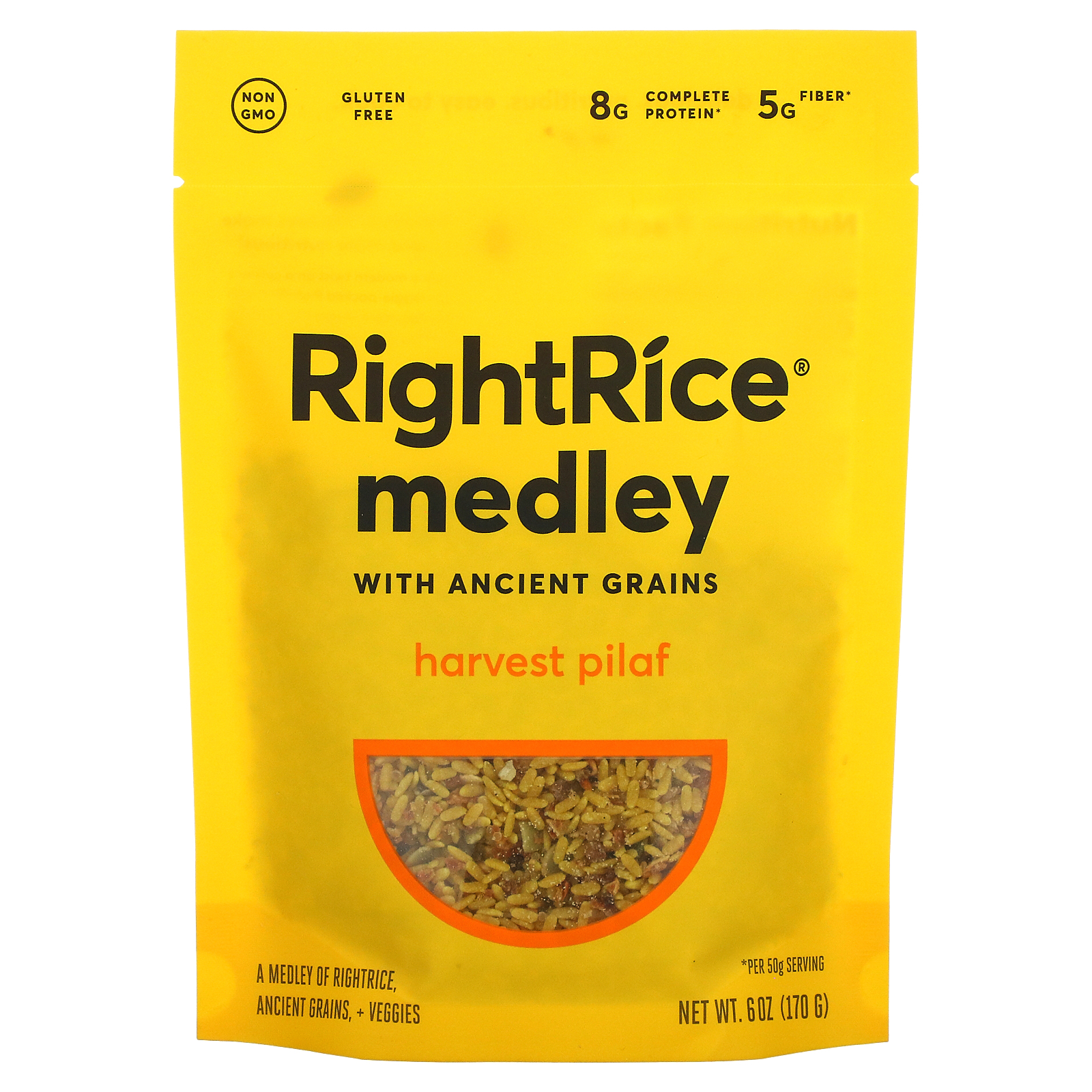 RightRice 【SALE／97%OFF】 上等 古来穀物入りメドレー ハーベストピラフ 170g 6オンス