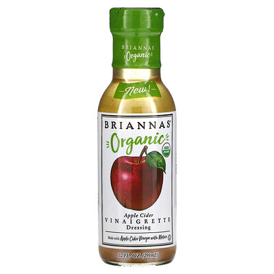 Briannas Заправка для органического яблочного винегрета, 295 мл (10 жидк. Унций)