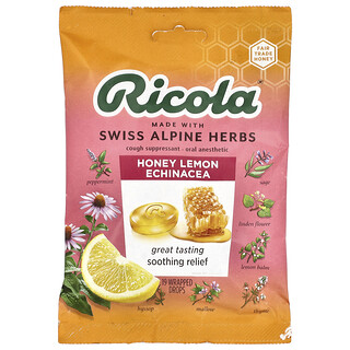 Ricola, Oralbedøvelse, honning-citron-echinacea, 19 indpakkede dråber
