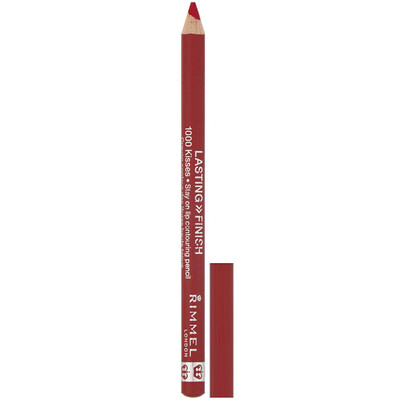 Rimmel London Lasting Finish 1000 Kisses Stay On Lip contouring Pencil, 021 Red Dynamite, .04 oz (1.2 g)
