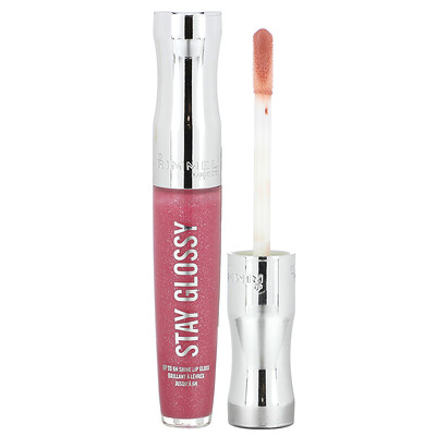 

Rimmel London Stay Glossy Lip Gloss 160 Stay My Rose 0.18 fl oz (5.5 ml)