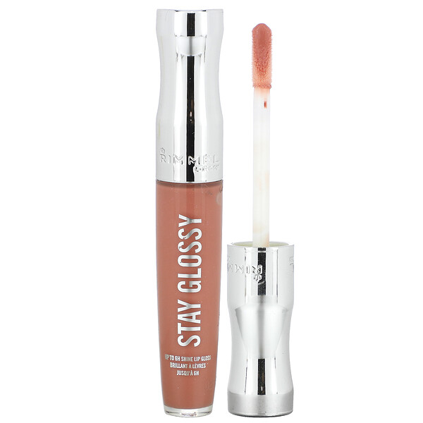 Rimmel London, Stay Glossy, Π±Π»Π΅ΡΠΊ Π΄Π»Ρ Π³ΡΠ±, ΠΎΡΡΠ΅Π½ΠΎΠΊ 133Β Bare Minimum, 5,5Β ΠΌΠ» (0,18Β ΠΆΠΈΠ΄ΠΊ.Β ΡΠ½ΡΠΈΠΈ)
