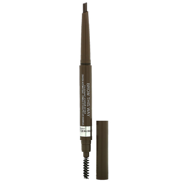 Rimmel London‏, Brow This Way, Fill & Sculpt Eyebrow Definer, 002 Medium Brown, 0.008 oz (0.25 g)