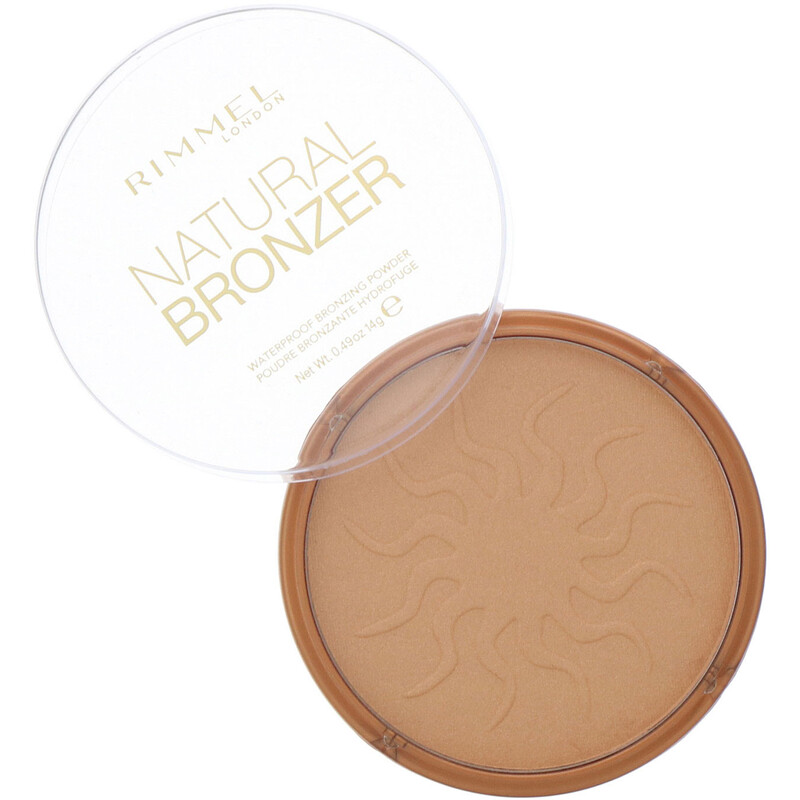 Rimmel London, Natural Bronzer, Waterproof Bronzing Powder, 021 Sun