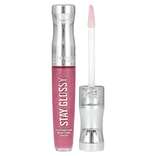 Rimmel London‏, ملمع الشفاه Stay Glossy ، 140 Flower Power ، 0.18 أونصة سائلة (5.5 مل)