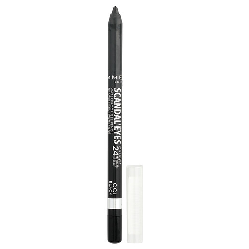 Rimmel London, Scandal'Eyes, Waterproof Gel Pencil, 001 Black, 0.04 oz (1.3 g)