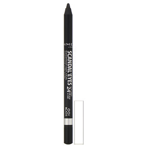 Отзывы о Rimmel London, Scandaleyes, 24HR Wear, Waterproof Kohl Kajal Liner, 001 Black, .04 oz (1.3 g)