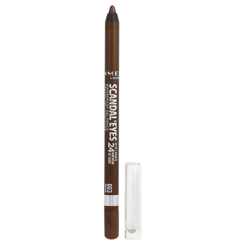 Rimmel London, Scandal'Eyes, Waterproof Gel Pencil, 003 Brown, 0.04 oz (1.3 g)