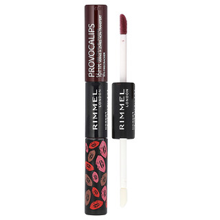 Rimmel London, Provocalips, 16HR Kiss Proof Lip Color, 570 Firecracker, 0,14 течни унции (4 ml) / 0,1 течни унции (3 ml)