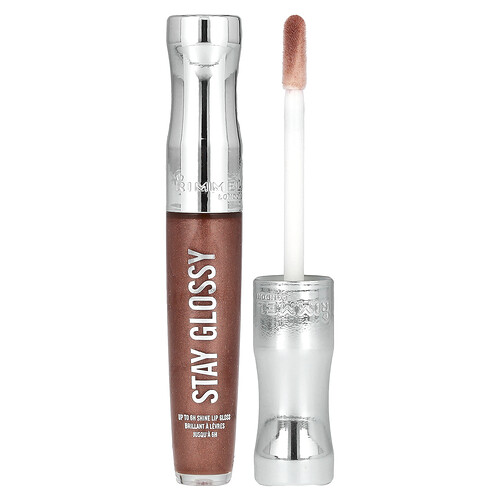 Rimmel London, Stay Glossy Lip Gloss, 455 Penny to My Name, glänzender Lipgloss, 455 Penny to My Name, 5,5 ml (0,18 fl. oz.)