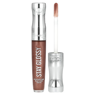 Rimmel London  Stay Glossy Lip Gloss  455 Penny to My Name  0.18 fl oz (5.5 ml)