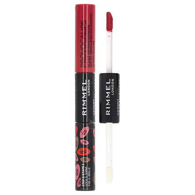 Rimmel London Provocalips 16HR Kiss Proof Lip Color 420 Berry Seductive 0.14 fl oz (4 ml) / 0.1 fl oz (3 ml)