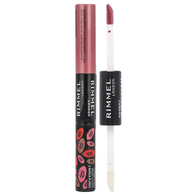 Rimmel London Provocalips 16HR Kiss Proof Lip Color 430 Wish Upon a Berry 0.14 fl oz (4 ml) / 0.1 fl oz (3 ml)