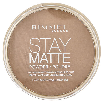 Rimmel London  Stay Matte  Lightweight-Mattifying Powder  016 Deep Beige  0.49 oz (14 g)