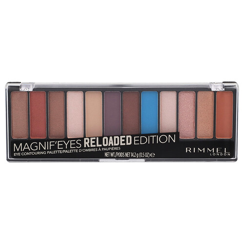 Rimmel London, Magnif'Eyes Eye Contouring Palette, Augenkonturpalette, 012 Reloaded Edition, 14,2 g (0,5 oz.)