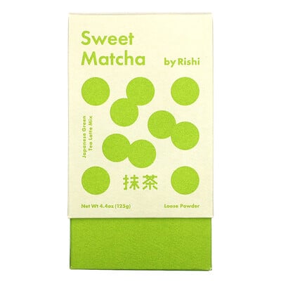 Rishi Tea Sweet Matcha, рассыпчатый порошок, 125 г (4,4 унции)