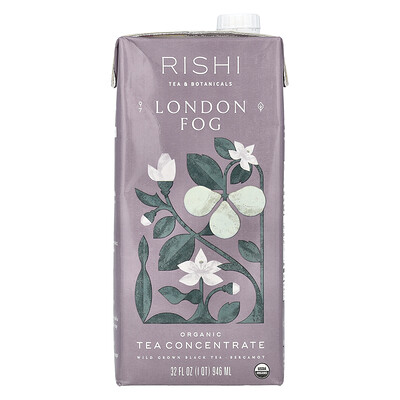 Rishi Tea  Organic Tea Concentrate  London Fog  32 fl oz (946 ml)