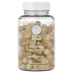 Essential for Women, мультивітаміни 50+, м’ята, 60 веганських капсул